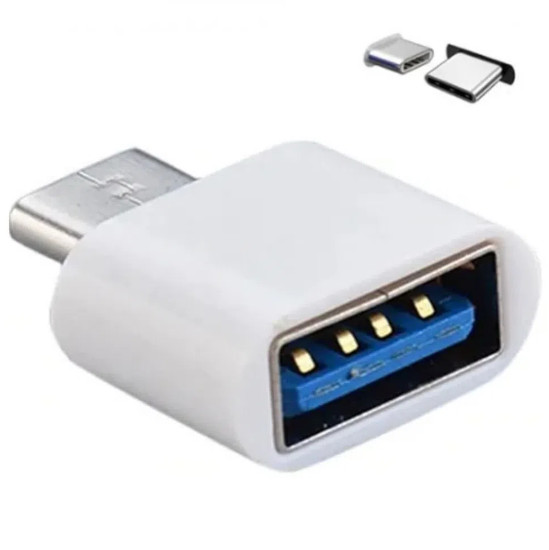 Comprar Adaptador USB-C Macho a USB 3.0 Fêmea (Branco)