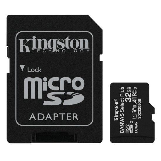 Cartão de Memória MicroSDHC 32GB (Classe 10) – KINGSTON