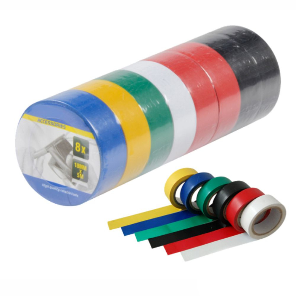 Comprar Rolo de Fita-cola Isoladora Multi-cor em PVC (Várias Cores e Tamanhos)