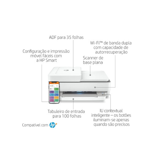 Impressora Multifunções HP ENVY 6032 Recondicionada